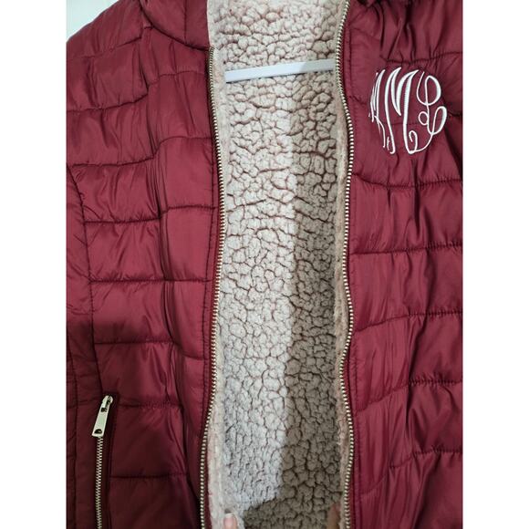 Love tree large juniors maroon jacket - Picture 4 of 9